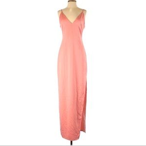 NEW Revolve X NBD Maxi Cocktail Dress with Slit and Open Back
